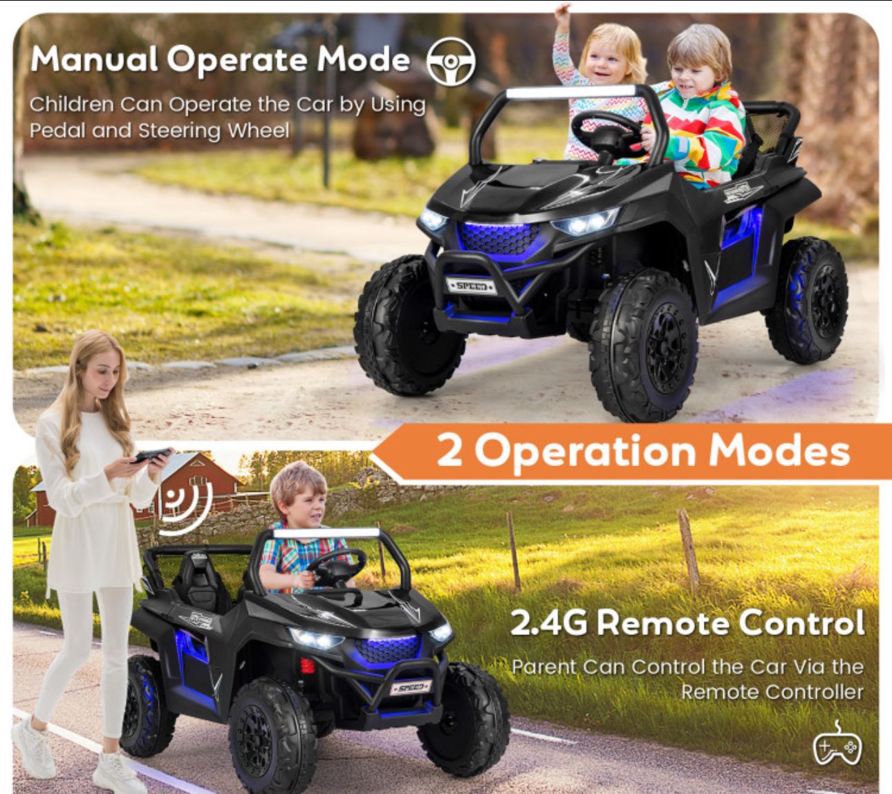 12V Polaris Ride-On Jeep - Image 8